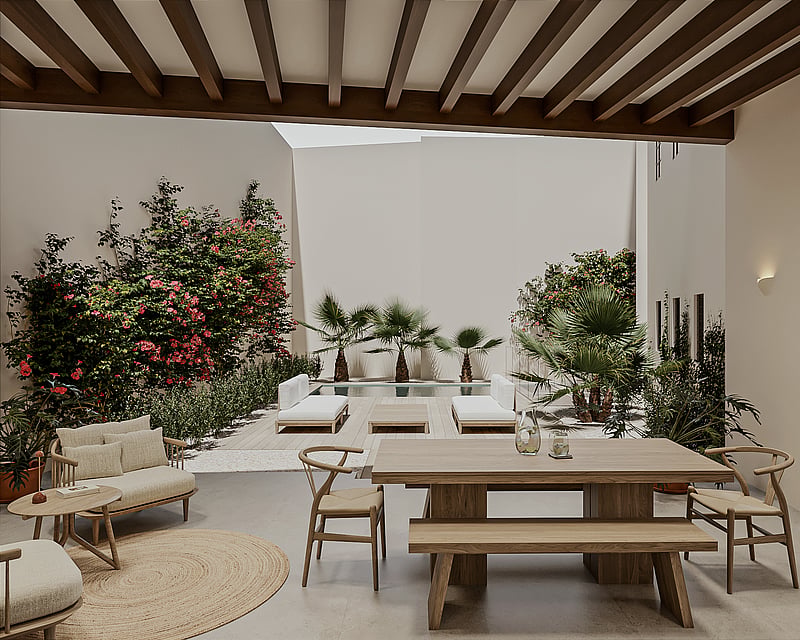 GARDEN POOL MAISONETTE